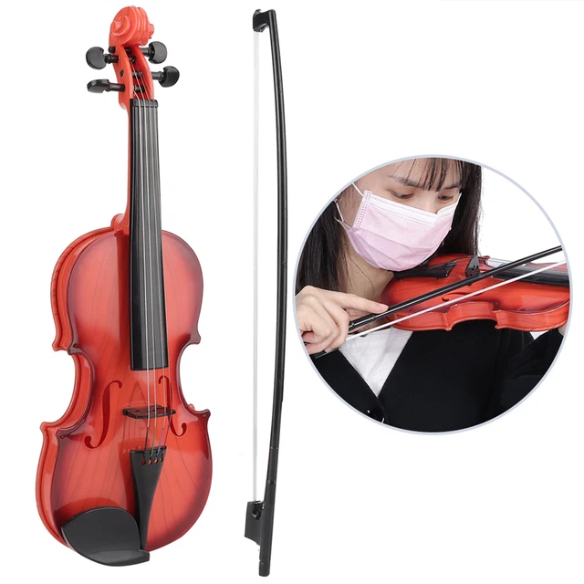Simulated Kid Acoustic Violin Toy Adjustable String Musical Beginner Instrument