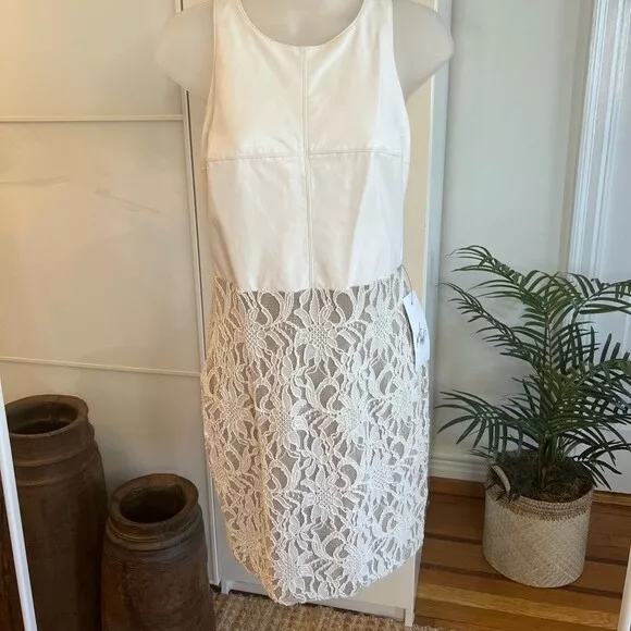 Bailey 44 Women's White Dress Size: M NWT $196