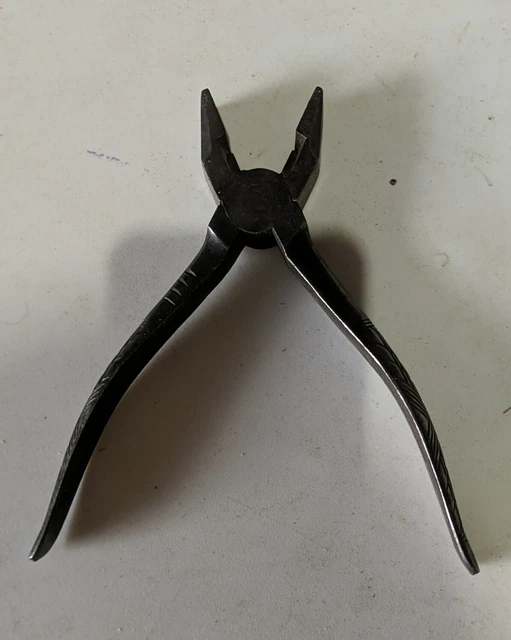 Vintage USA Kraeuter Linemans Pliers 1831- 6 1/2 Industrial Tool Electrician