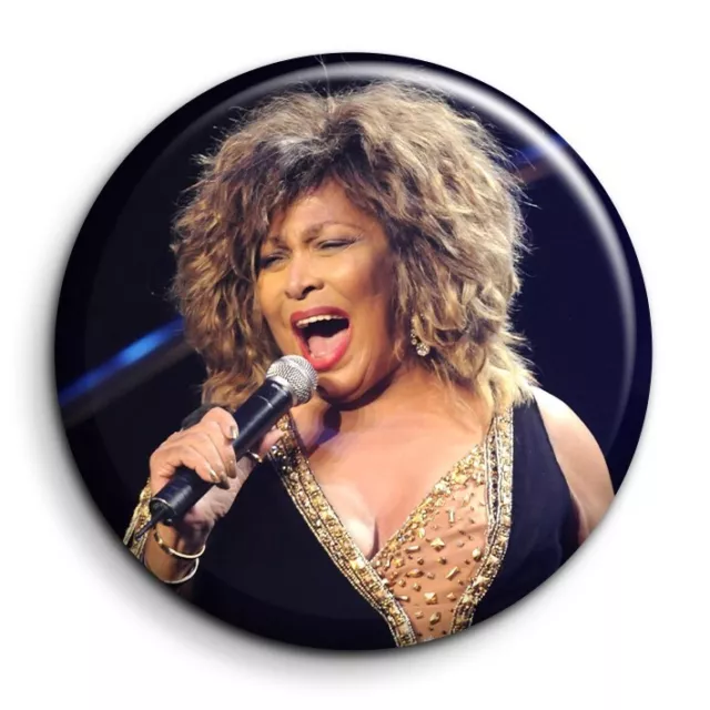 Tina Turner 3 Badge 38mm Button Pin