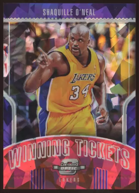 2018-19 Contenders Optic Winning Tickets Red Ice Prizm Shaquille O'Neal #29