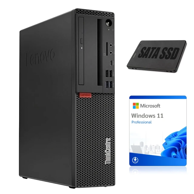 PC Lenovo ThinkCentre M720S SFF Reconditionné – G5400 – 8Go – SSD 128Go – Win11