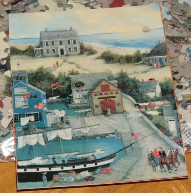 Linda Nelson Stocks Art Flying Lizzie Comes Home 500 Piece Puzzle Bag - Complete