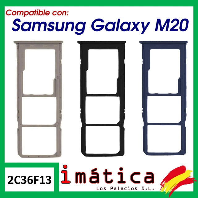 Porta SIM Per Samsung Galaxy M20 Adattatore Scheda Micro SD Dual Ricambio