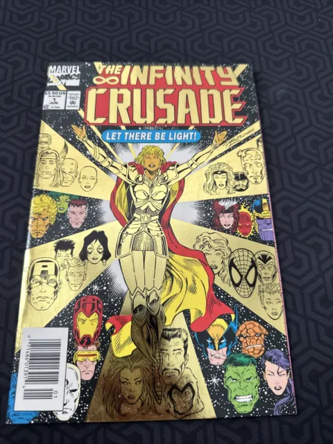 The Infinity Crusade #1 Gold Foil Cover Marvel Comics Jim Starlin
