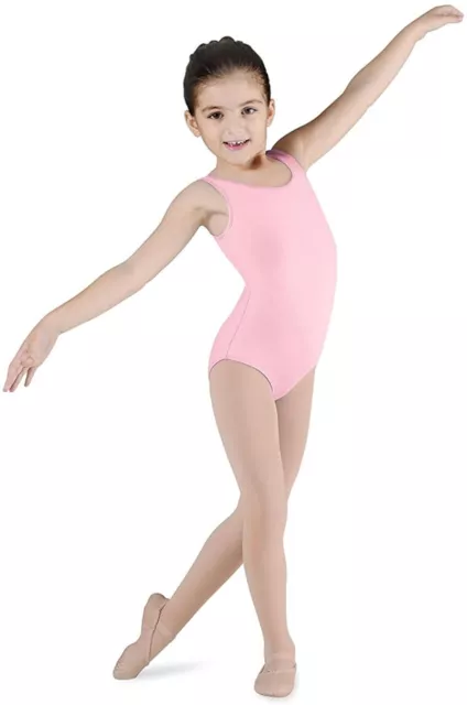 Bloch Dance 252198 Girls Dynamic Microlux Tank Leotard Size 4-6