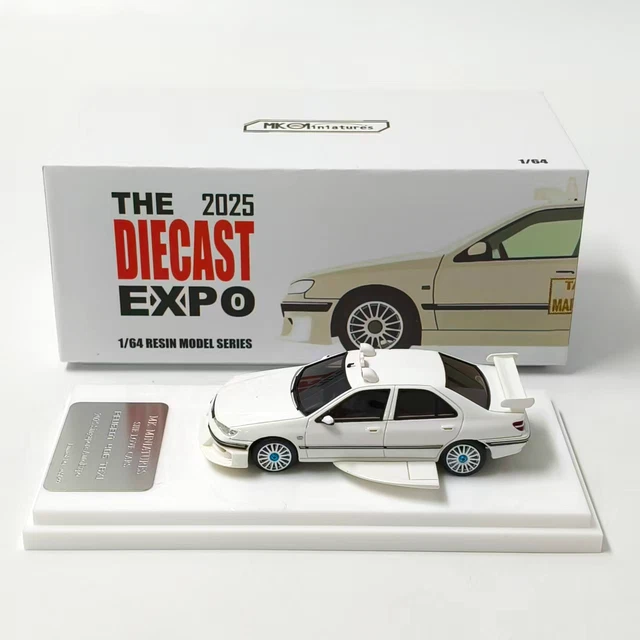 Modèle Voiture Peugeot 406/407 Taxi 1/64 - Miniature Alliage - Collection Ou Décoration - 4