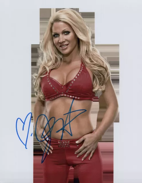 Jillian Hall WWE authentic signed autographed 8x10 photograph proof COA