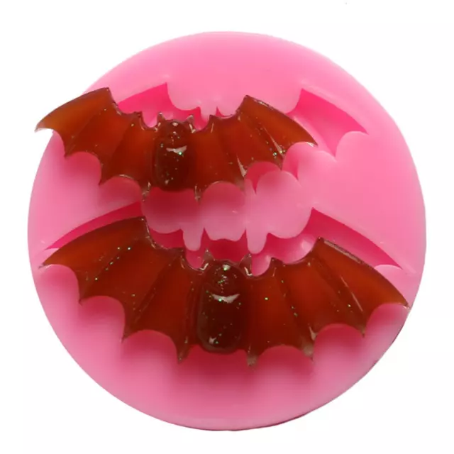 Silicone Halloween Chauve-Souris Moule Gâteau Sugarcraft Décor Chocolat Cuiss C7