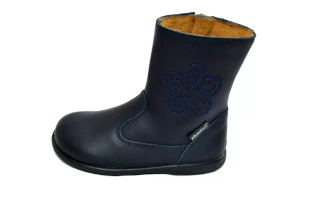 Bota de niña Titanitos Piel lavable azul marino