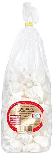 Gaston Baiser Dolci Mini Gocce Con Sapore di Vaniglia 6er Pack