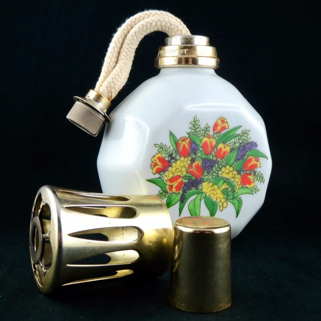 Ancienne Lampe Berger Paris - Porcelaine Giraud Limoges - Décoration Vintage France