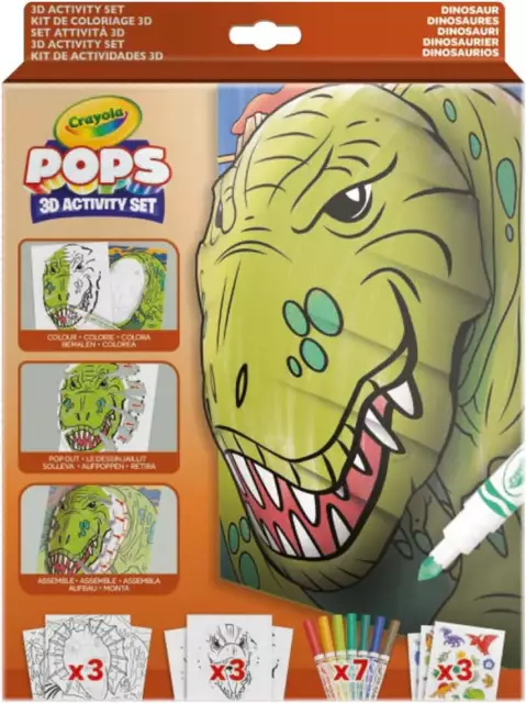 Pops 3D - Dinosaur by Crayola