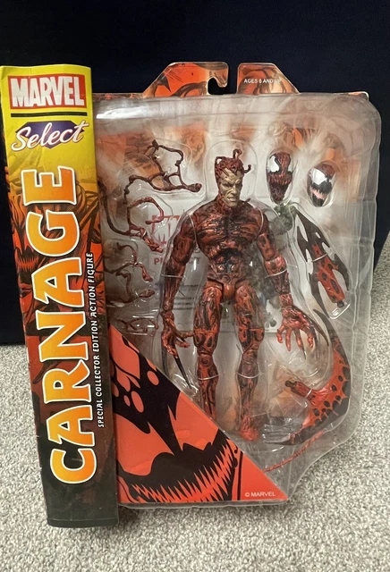 MARVEL SELECT Spiderman CARNAGE 7 inch action figure DIAMOND SELECT