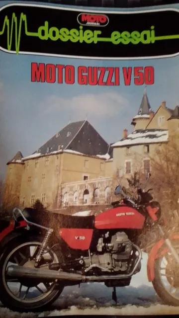 revue Moto Journal n° 351 Guzzi V50