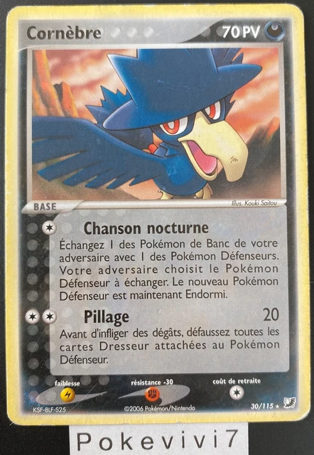 Carte Pokemon CORNEBRE 30/115 Rare Bloc EX Forces Cachées FR OCCASION