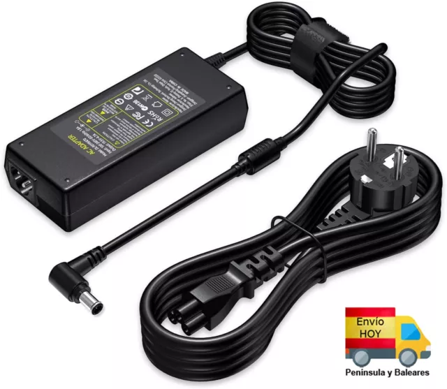 Adaptador Cargador Alimentador Compatible Para Sony Vaio 19,5V 4,7A Envio Hoy