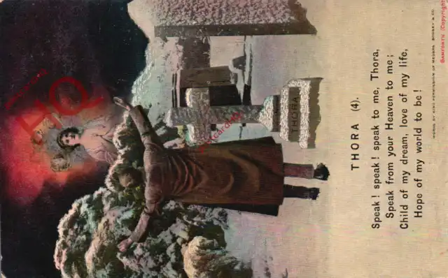 Picture Postcard> Song Card, Thora [Bamforth]