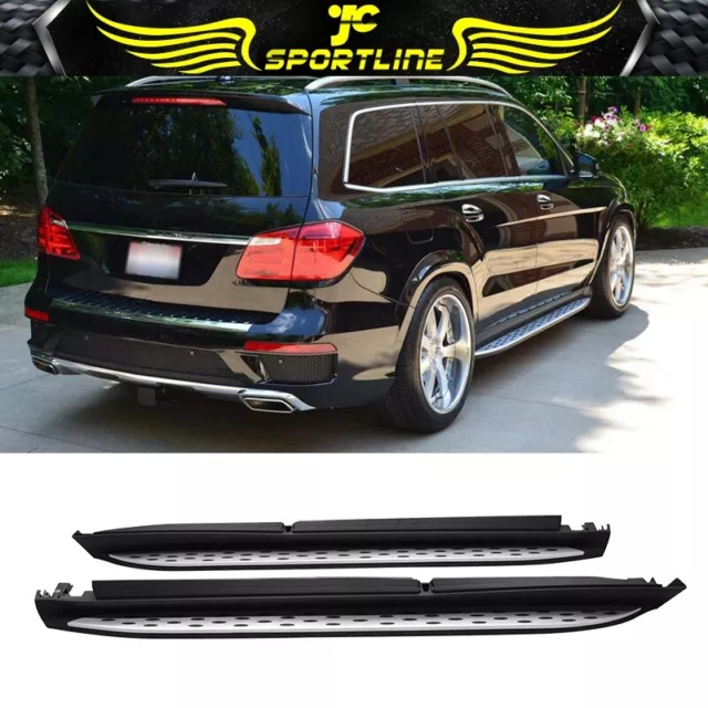 Fit 13-19 Mercedes-Benz GL GLS X166 Running Board Side Step Nerf Bar OE Style