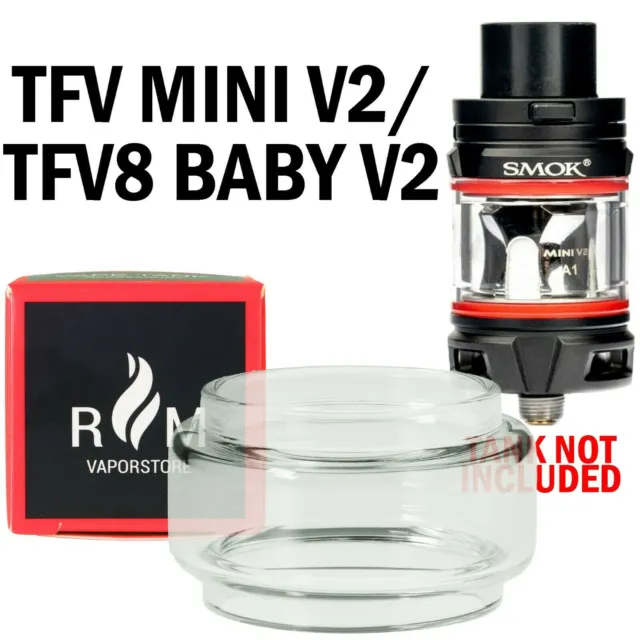 1 Pack Bubble Glass For Smok TFV-Mini V2 / TFV8 Baby V2 Tank  TPD UK