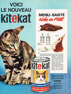Publicite Advertising 015 1965 Ron Ron Aliment Pour Chat Eur 3 00 Picclick Fr