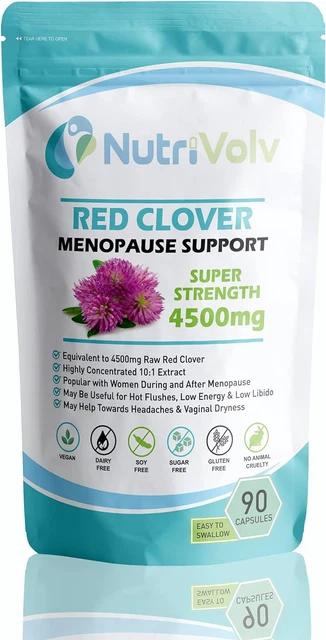 Sage Leaf & Red Clover Tablets For Menopause - 120 Potent 3000mg Vegan On - View #4