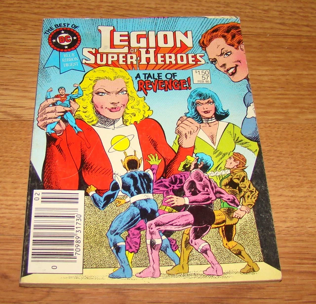 Best of DC Comics, Blue Ribbon Digest LEGION of SUPER-HEROES #57 (VF/FN) 1985