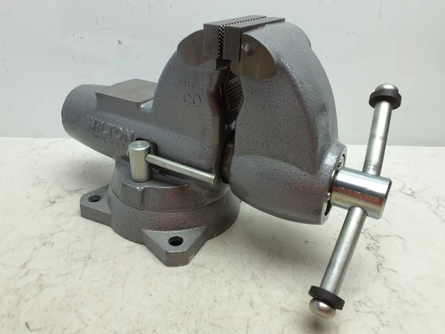 WILTON C0 Combination Vise, 3-1/2" Jaw Width *Handle Bent*
