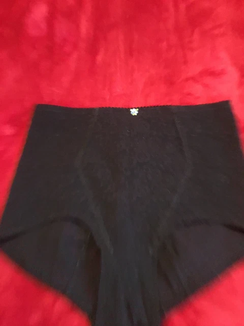 Cintura mutandine vintage nera powernet 30-33"w