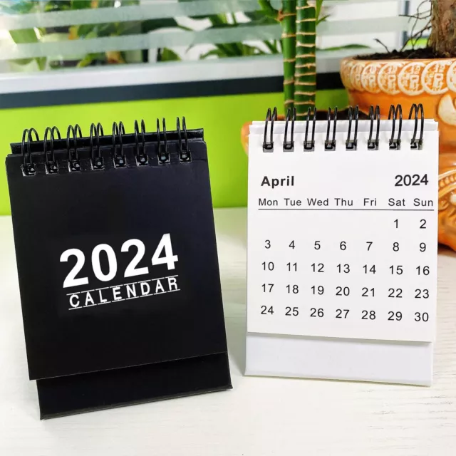 2024 MINI DESK Calendar Office Flipping Small Desktop Calendar For Plan