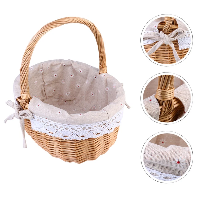 Cesto da picnic cesto intrecciato cesti intrecciati cesto caramelle