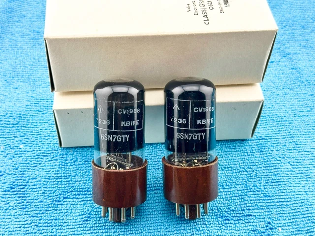 CV1988 6SN7GTY FE 真空管2本セット Yahoo!オークション - STC