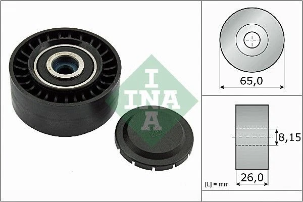 INA 532056410 RULLO guida deviazione cinghia trapezoidale per Audi A5 ...