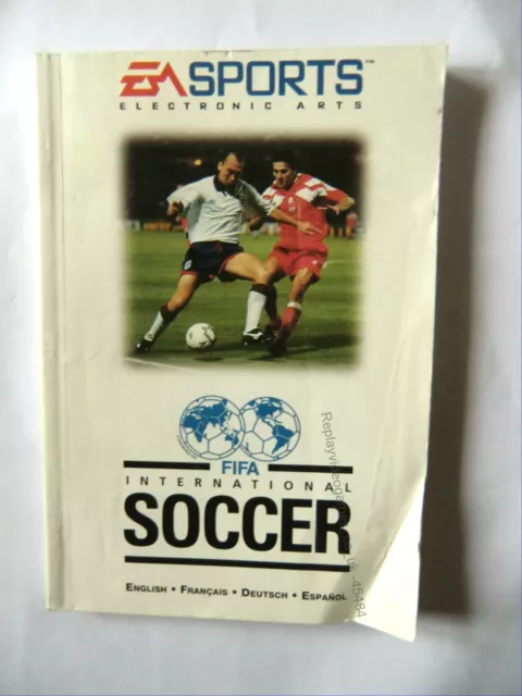 45484 Instruction Booklet - FIFA International Soccer - Sega Mega Drive (1993)