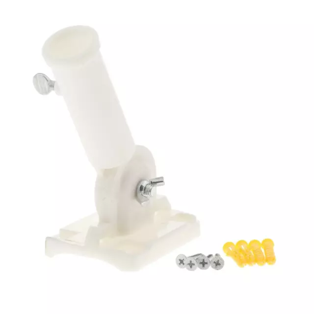 Plastic Flag Pole Holder Mounting Bracket with Screw for Flag Windsock