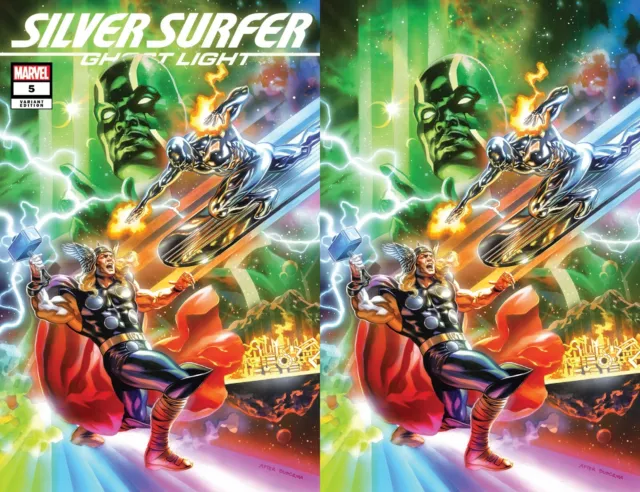 Silver Surfer Ghost Light 5 Massafera Virgin Trade Variant Set Nm 2023 4 Homage