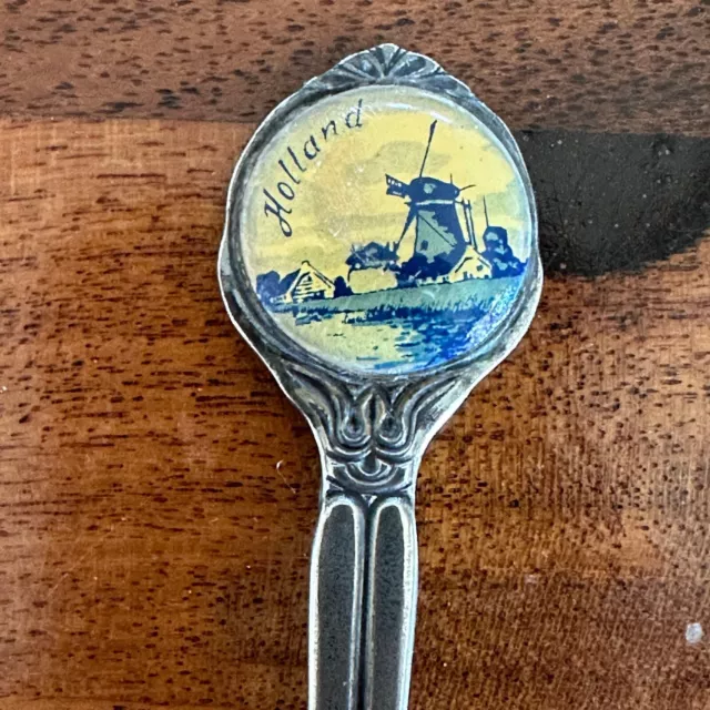 Vintage HOLLAND Souvenir Spoon, Silverplated Collectible