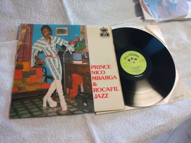 Prince Nico Mbarga & Rocafil Jazz orig LP UK 1978 Afro Disco Beat