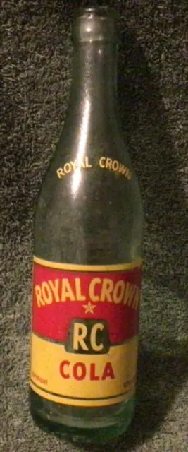 Vtg RC Royal Crown Cola Soda Bottle Amarillo Texas 12oz