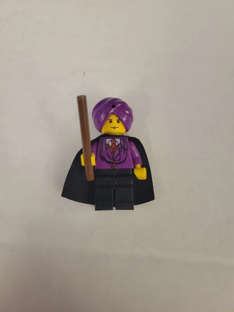 Professor Quirrell  with Wand Lego Minifigure (Yellow Head)
