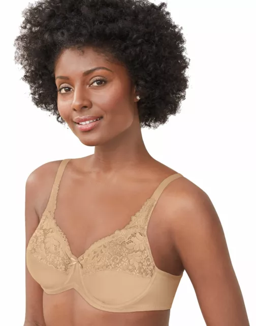 Lilyette Bali Minimizer Bra Tailored Lace Trim Women's Shaping UW-Xtra LY0428