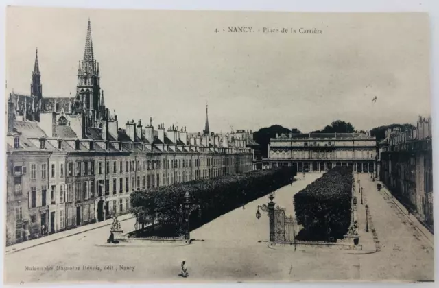 Vintage Nancy France Place de la Carriere Postcard P108