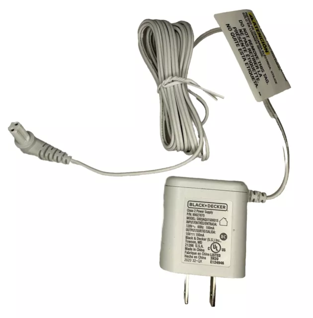 15V Adapter Charger For Black and Decker Vacuum Spillbuster