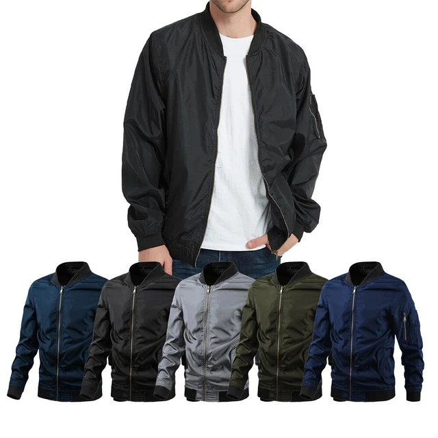 Cappotto Giacche Manica Lunga Uomo Uomini'S ' S Vestiti Tinta Unita SPORTS