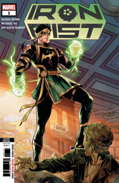 Iron Fist #1 2022 Unread 2nd Print Michael Yg Var Cover Marvel Comic Alyssa Wong