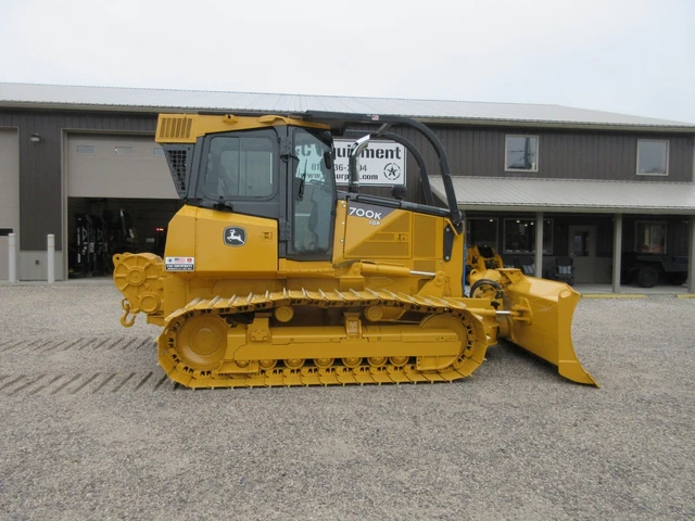 2013 John Deere 700K LGP Dozer With Winch Cab Nice shape One owner!