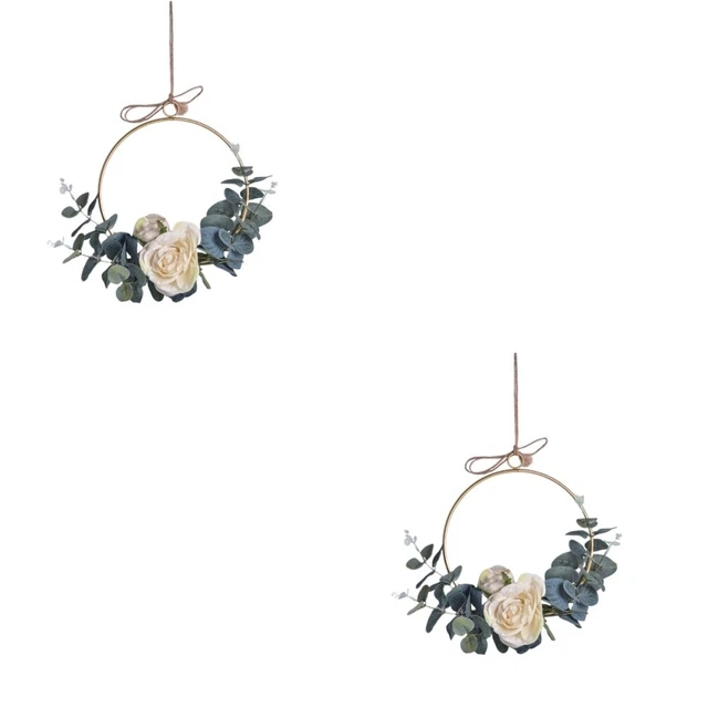 2 stücke Haushaltswäsche Hängende Anhänger Wand Hanging Dekorative Kranz