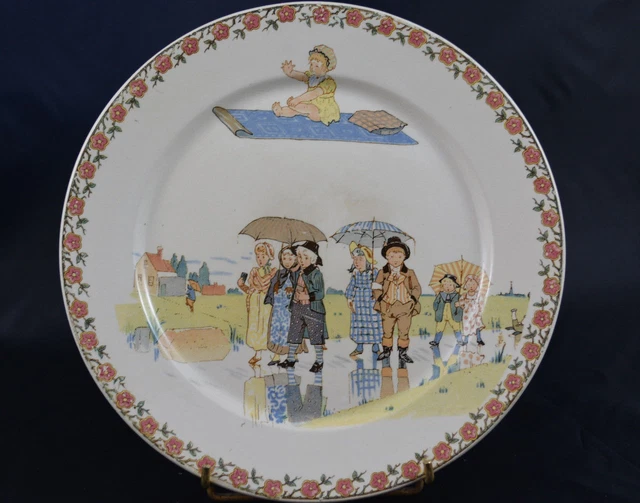 Assiette En Faience De Sarreguemines Enfants Richard