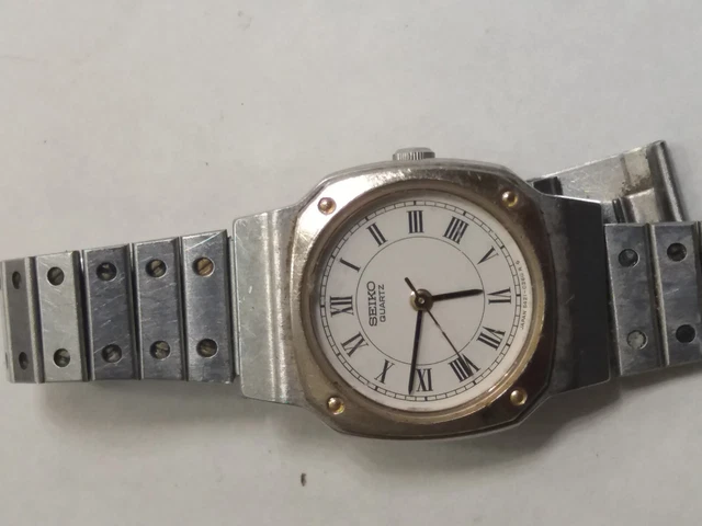 Montre Bracelet Seiko Quartz Ancienne - Modèle 5Y91-5030 - Pour Femme - Occasion Très Bon état