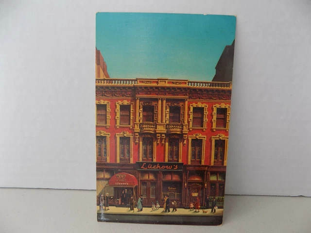 Luchow’s Famous Celebrities Restaurant East 14th Street New York NYC Postcard